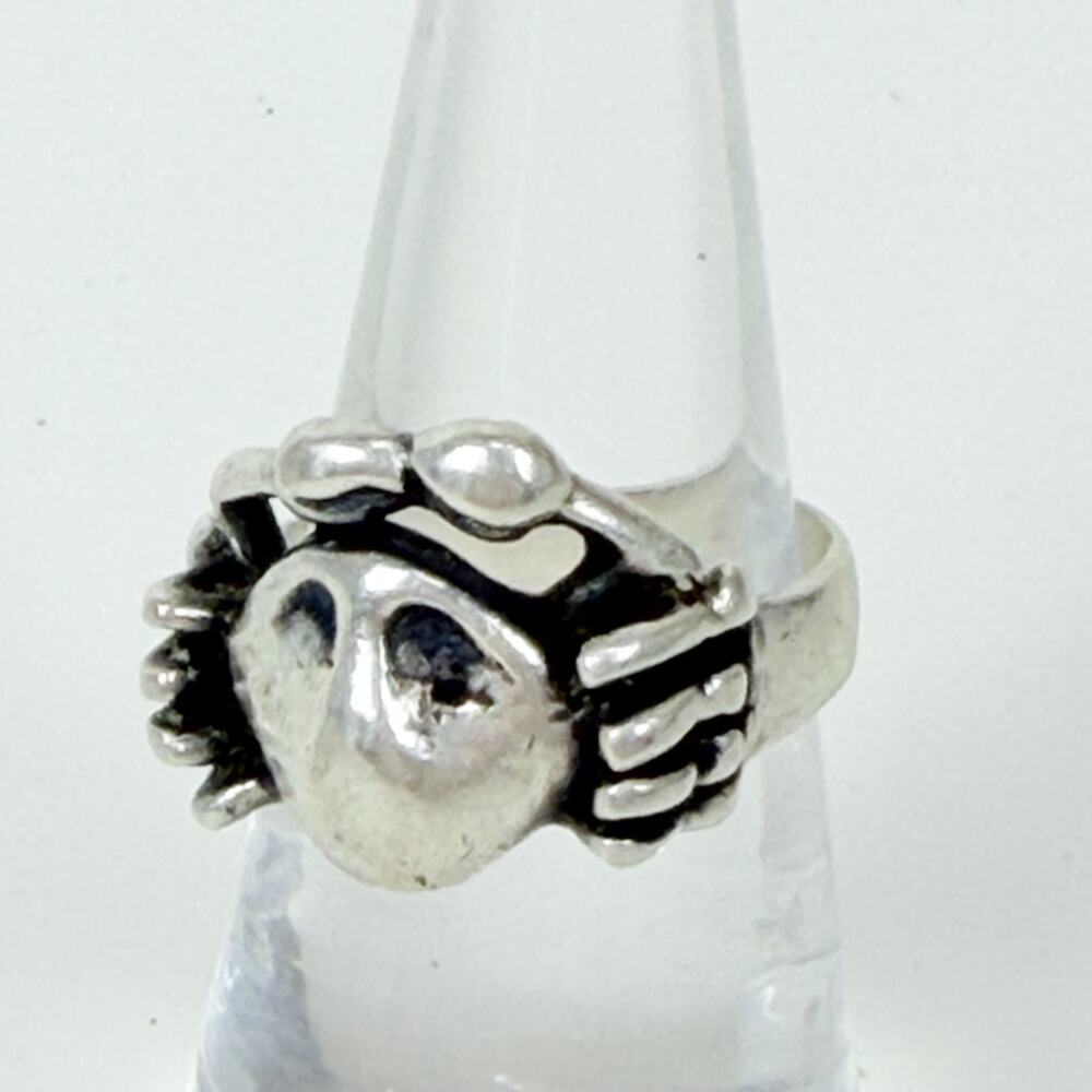Silver Crab Ring Size 7